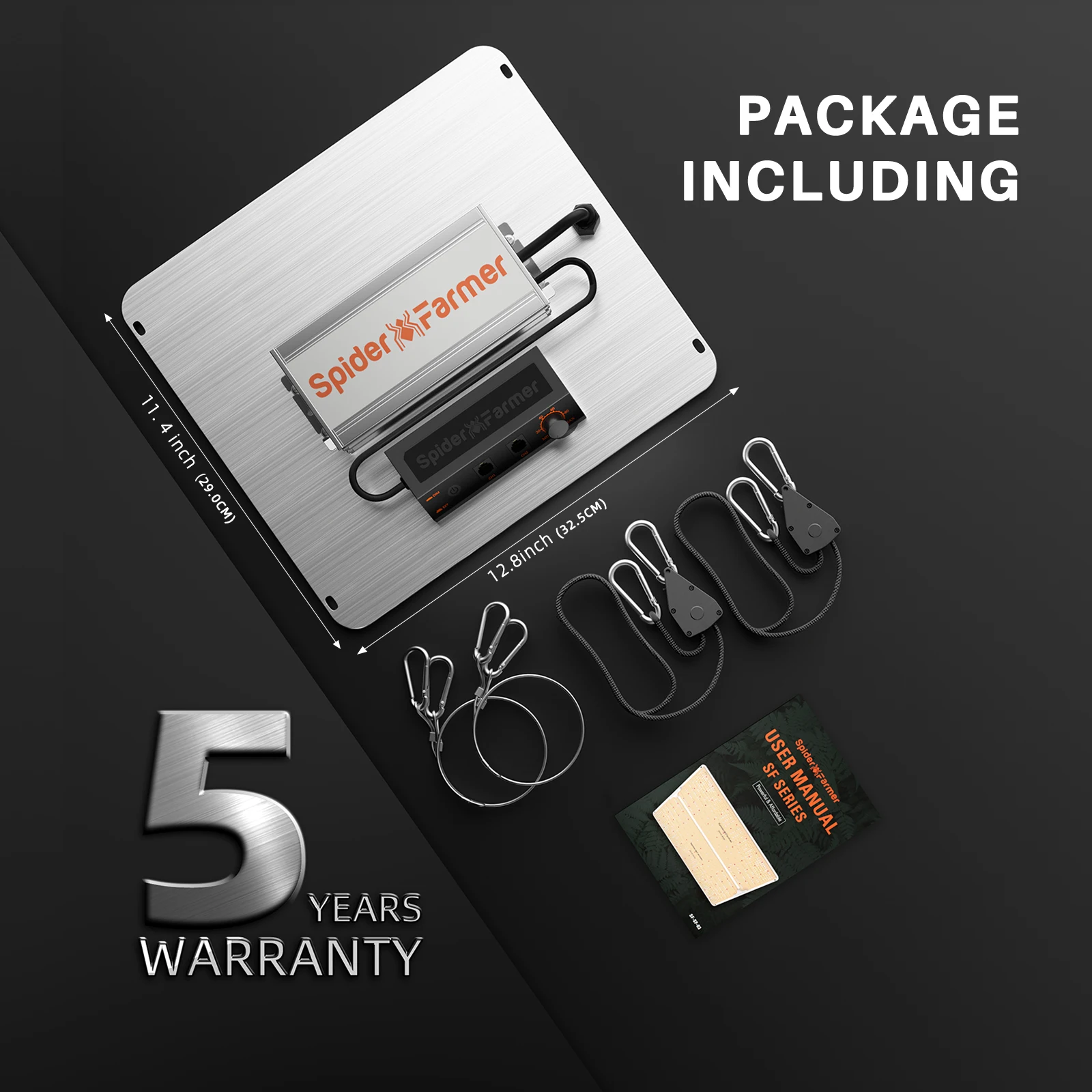 Spider Farmer SF1000EVO LED Grow Light Dimmable Driver for  Flower Plant Indoor Hydroponics Grow Tent Kits, Smart GGS Compatible