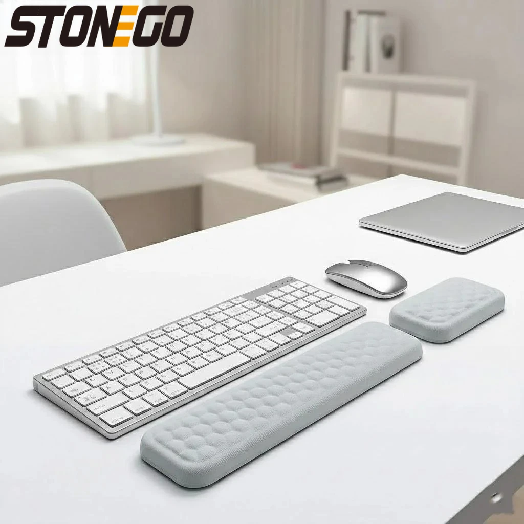 Memory Foam Wrist Mouse Pad Keyboard Hand Rest Silicone Non Slip Pad Three Sizes Available