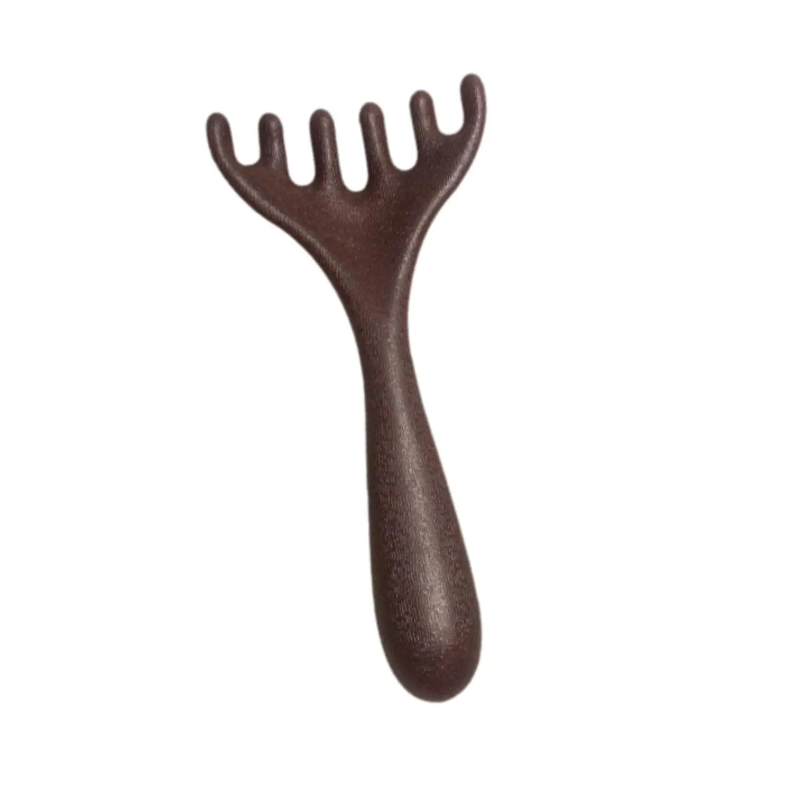 Wide Tooth Resin Massage Comb Portable Head Scratcher Massager Scalp Brush Simple Massager for Busy Desk and Driving Breaks