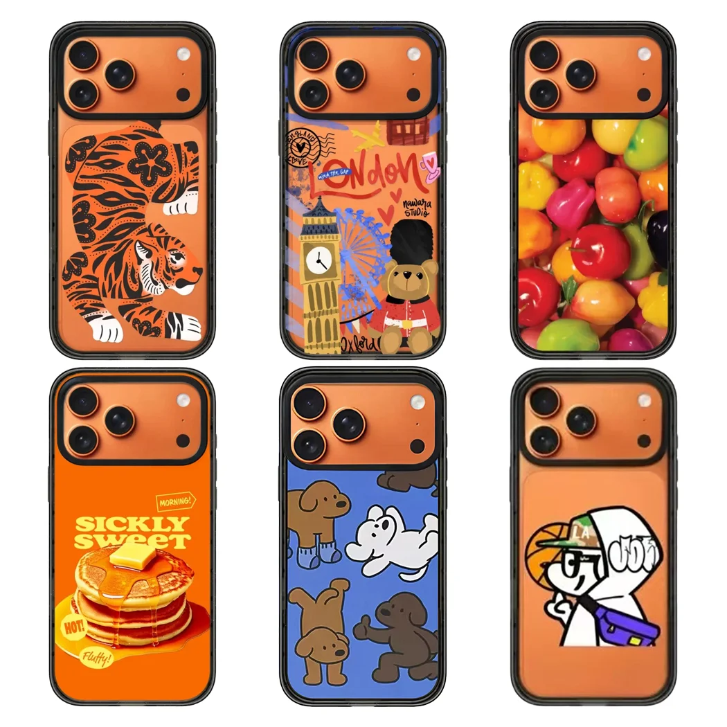 

Tiger 2.0 Acrylic Black Border Phone Cover for IPhone 12 13 14 15 16 17 Pro Max Case for IPhone 17 Air