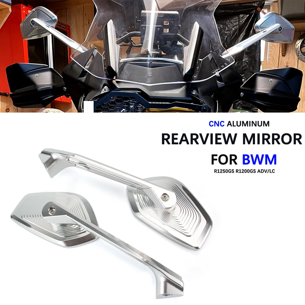 

NEW Mirrors Moto Side Mirrors R 1250 GS Adventure 1200GS View Mirror Motorcycle Accessories CNC Rearview For BMW R1250GS R1200GS