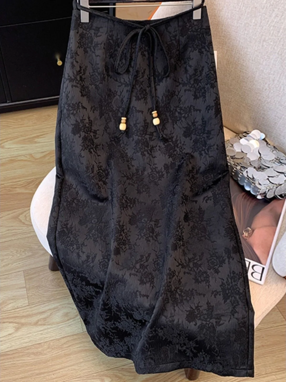 

Bla High Waist Straight Cut Skirt Women's New Chinese Sle Faion 2025 Autumn Season Small Size One Step Skirt