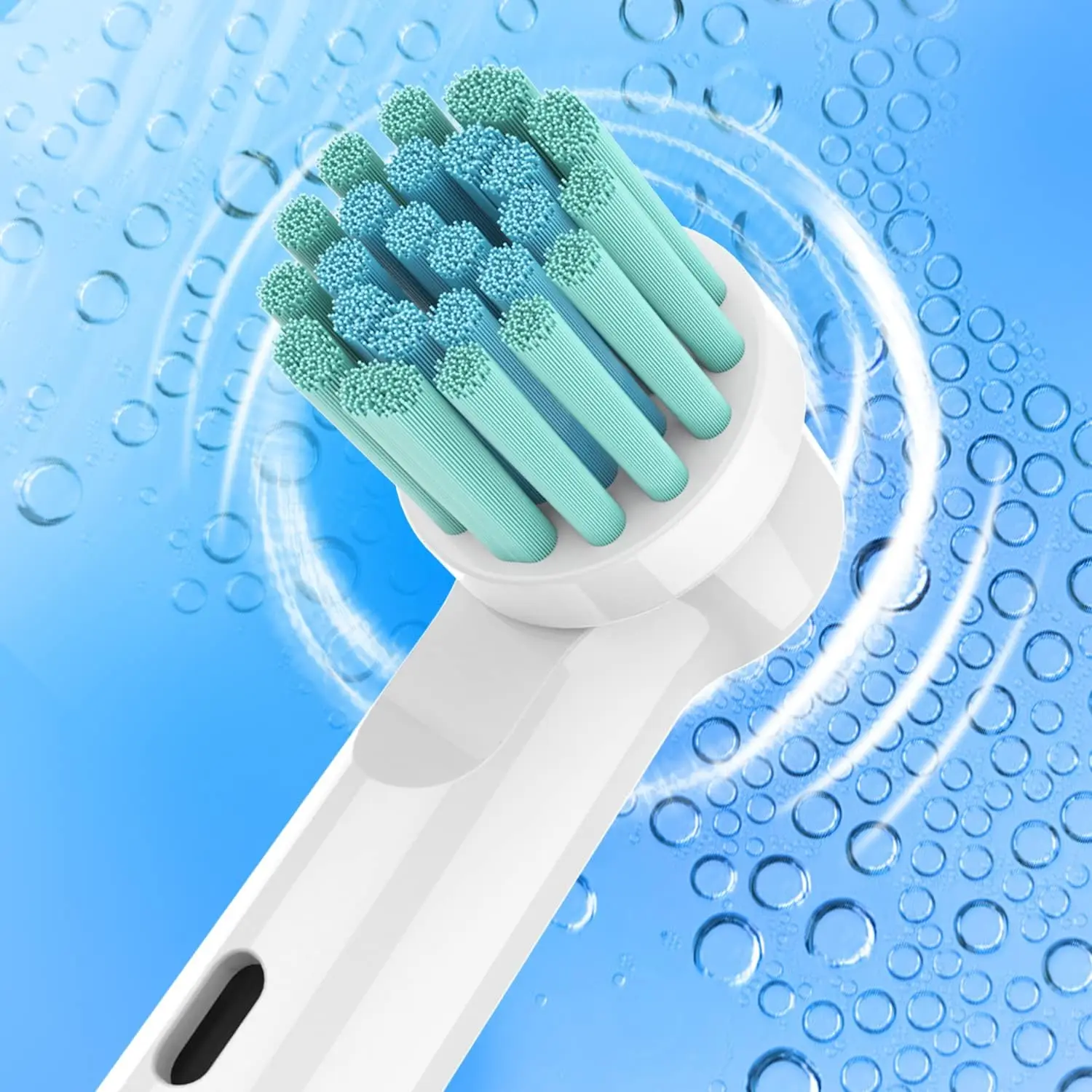 16/20PCS Extra Soft Bristles Fit for Sensitive Gums Care Round Head for Oral b Braun Type 3756 3757 3744 3765 4729 4731