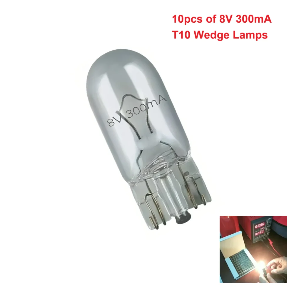 Récepteur Audio stéréo, éclairage, fusible à incandescence, bip-broches, pré-câblé, cale T10 BA9s, baïonnette E10, ampoules à Filament à base de vis