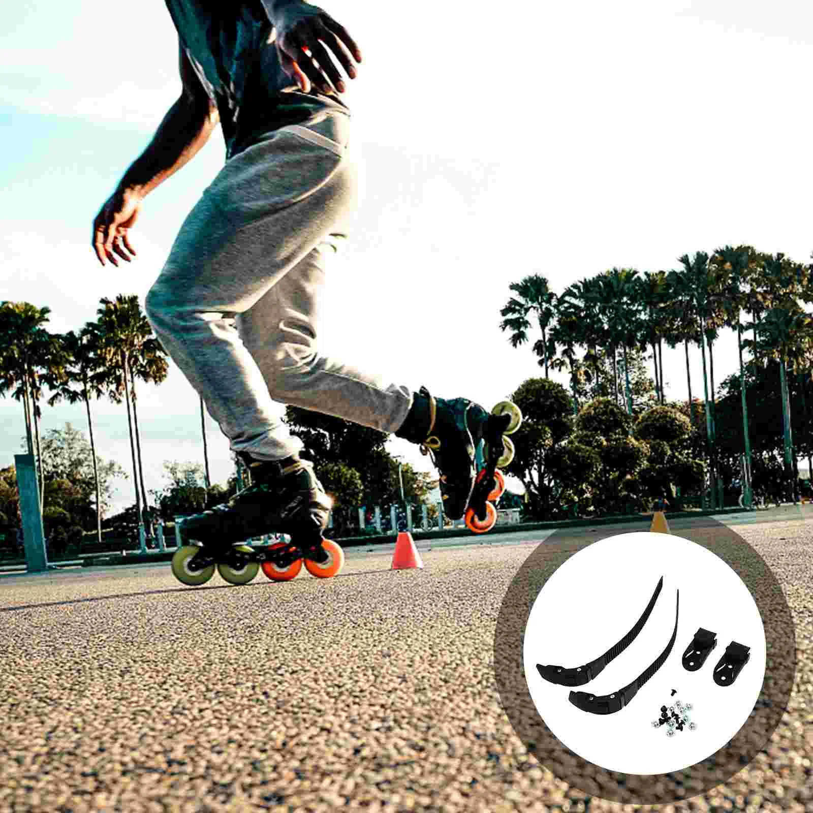 2 Set Roller Skate Laces Skates Energy Straps Accessories Belt for Bands Skating Shoes