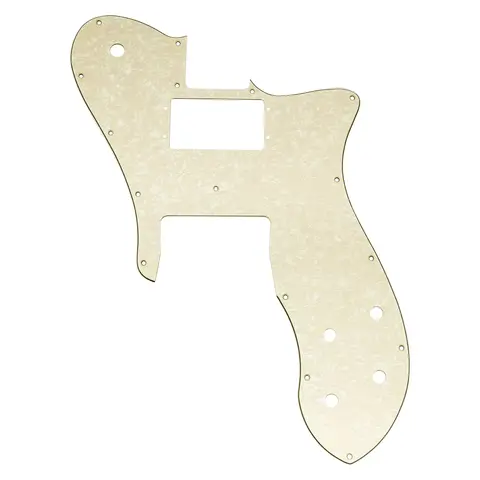 Musiclily Pro 16 Holes Wide Range Humbucker Guitar Pickguard For USA/Mexico Fender 72 Tele Custom Style Electric Guitar