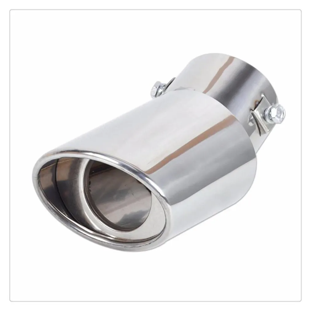 Car Exhaust Muffler Tip Round Stainless Steel Pipe for BMW 760Li 320d 135i 335is Scooter Gran E36 F30
