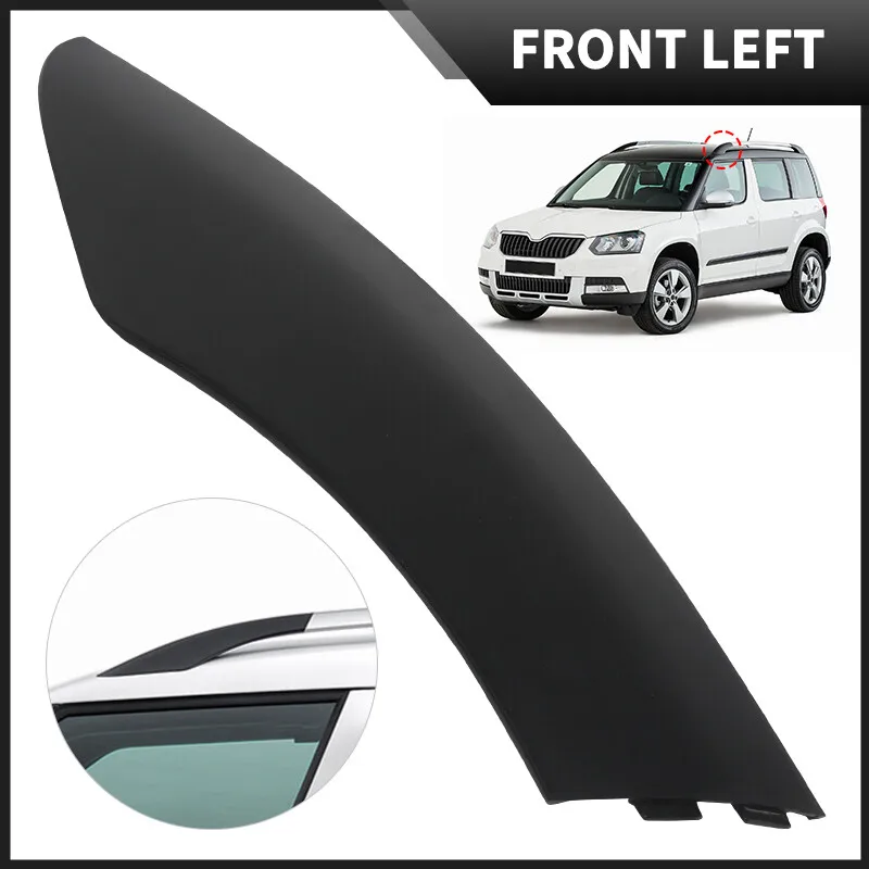 

Front Left Roof Top Carrier Luggage Protective Bar Rail End Cover Auto For Skoda YETI SUV 2009-2018 5LD860145-GT5 5L0860145GT5
