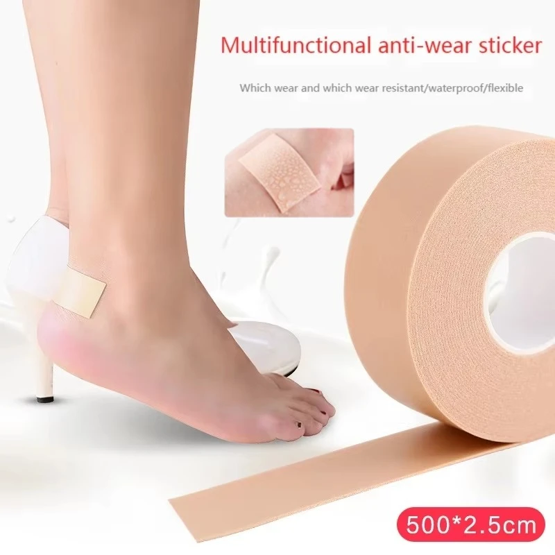 

5M Silicone Gel Heel Cushion Protector Foot Feet Care Women Shoe Pads Insert Insole Sticker Useful Heel Protector Cushion Tapes