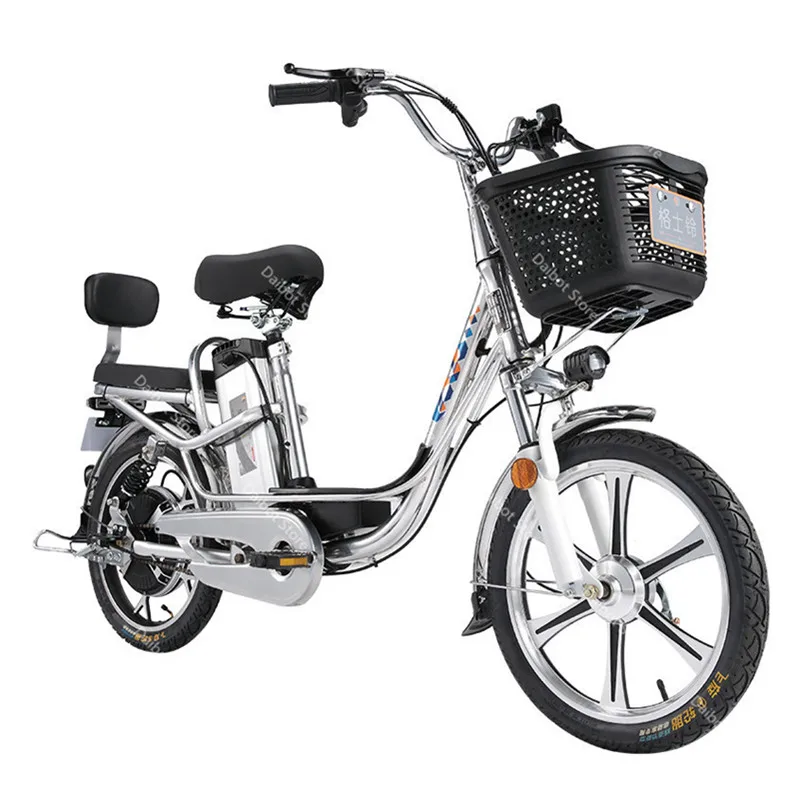 2 Wheel Family Electric Bike Adult Electric Biycle With Removable Battery Anti Theft Electric Scooter For Women Man 80km