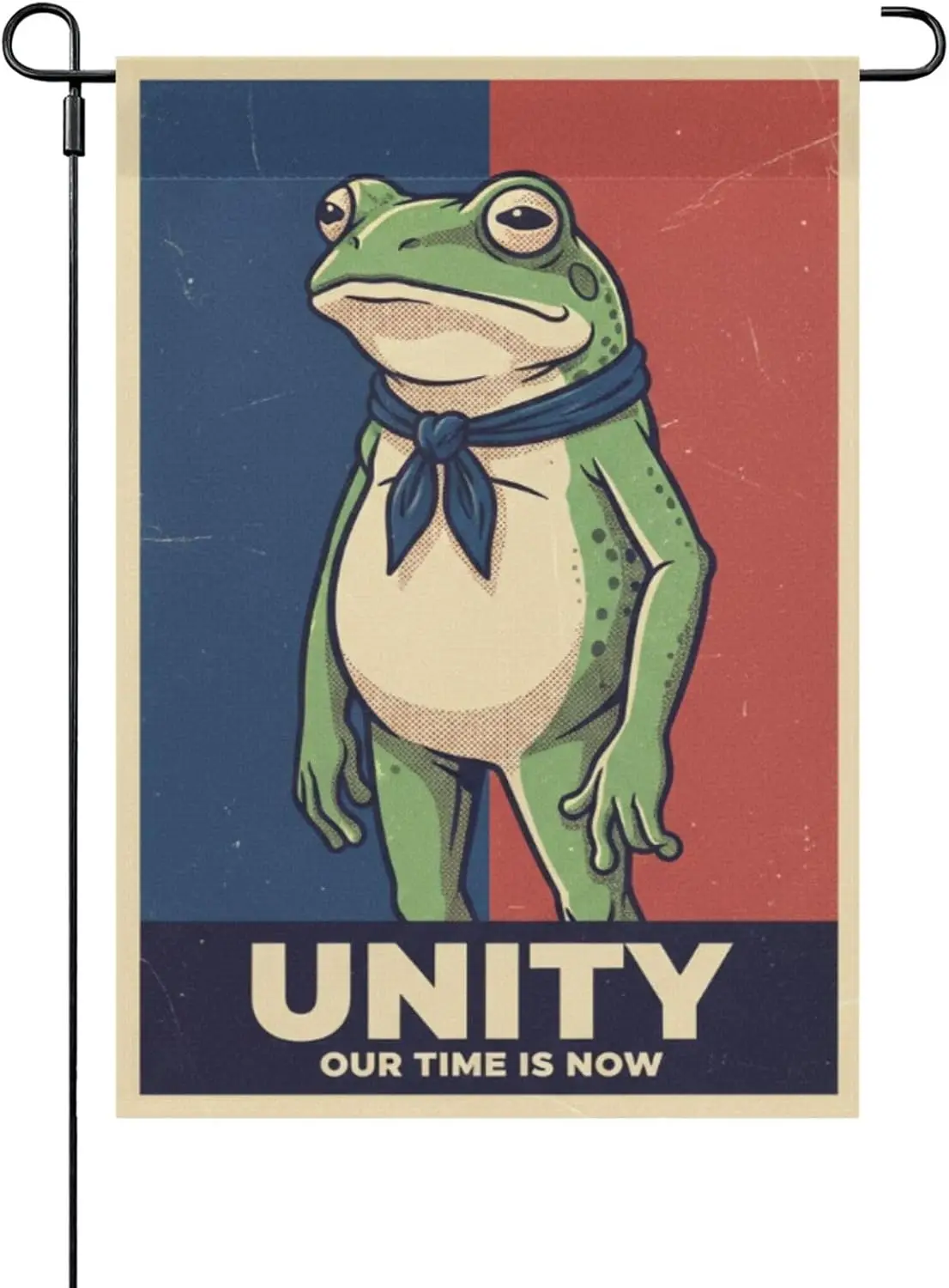 Portland Frog Protest Retro Vintage Flag Vintage Banners For Porch FFL IIC