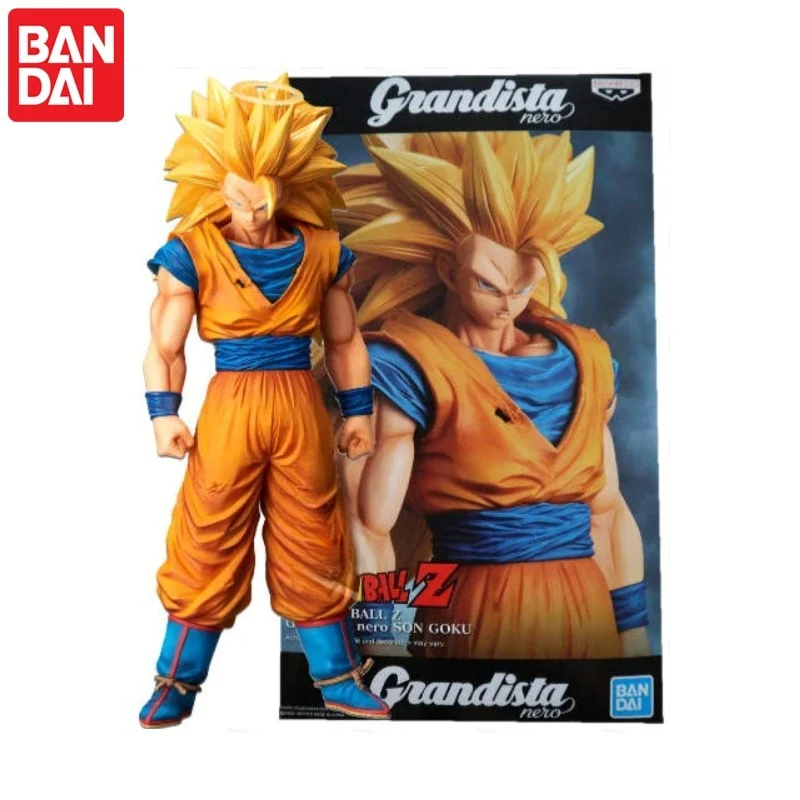 В наличии! Фигурки Bandai BANPRESTO Grandista Resolution Of Soldiers: Неро, Драгон Болл Z, Супер Сайян 3 Сон Гоку, аниме-модели, игрушки