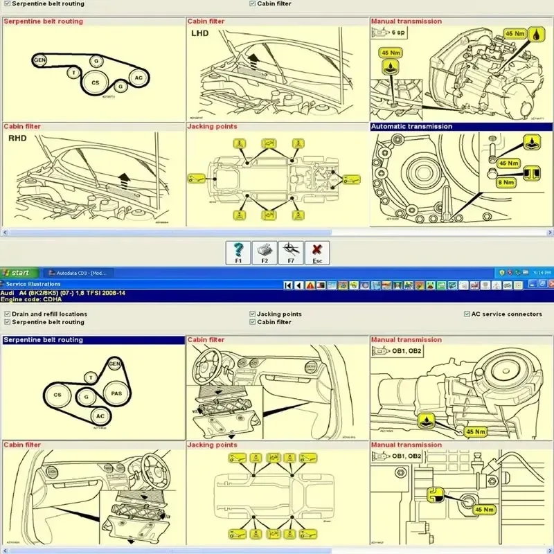 Auto.Data 3.45 برنامج إصلاح السيارات haynes pro Vivid Workshop 2018.1 كتالوج أجزاء البيانات الفرنسية متعدد اللغات 2025