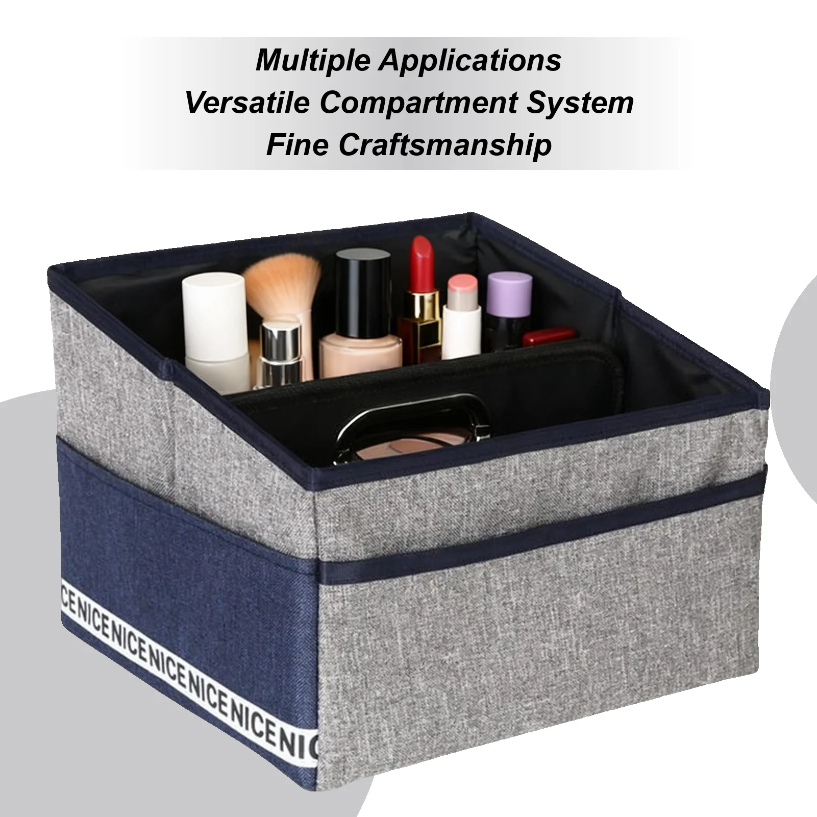 

Car Basket Organizer Foldable Containers Vehicle Storage Box for Car SUV Auto Travel Office Document Grocery Moving Backseat