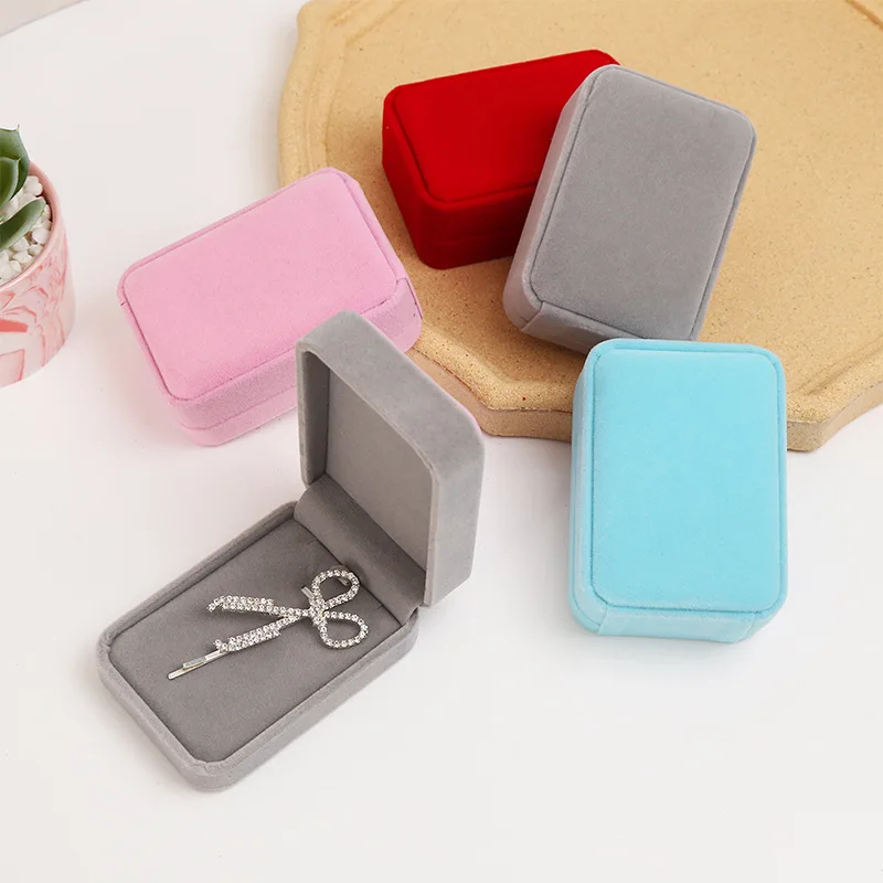 

Velvet Jewelry Box/Velvet Ring Pendant Jewelry Storage Bracelet Necklace Jewelry Packaging Box