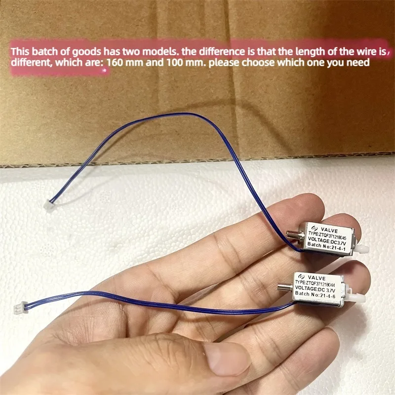 Mini Solenoid Valve DC3.7V, Electric Air Release Valve for Electronic Instruments, Brand New Replacement