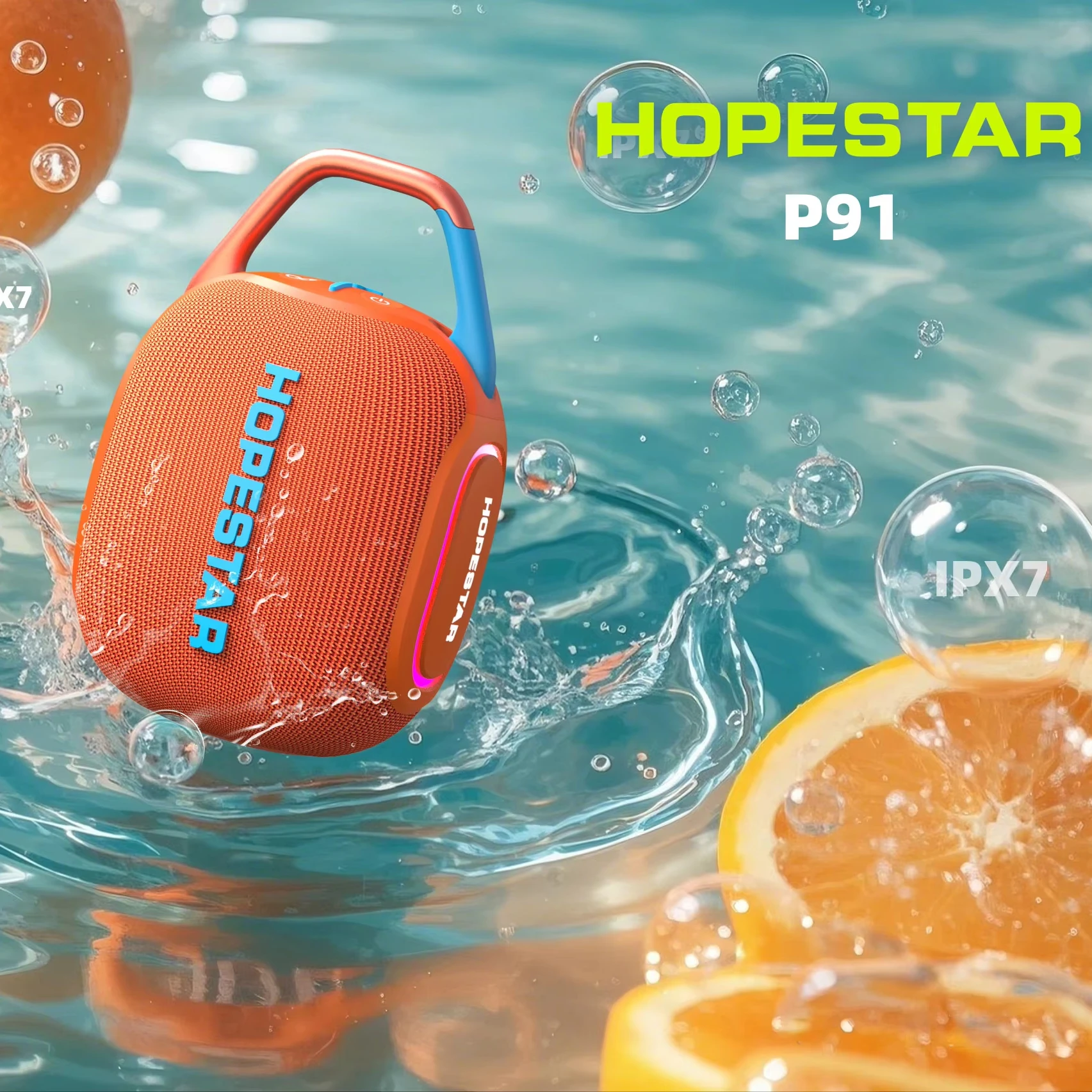 HOPESTAR P91 15W IPX7 Waterproof Outdoor  Speaker, Portable Wireless Speaker