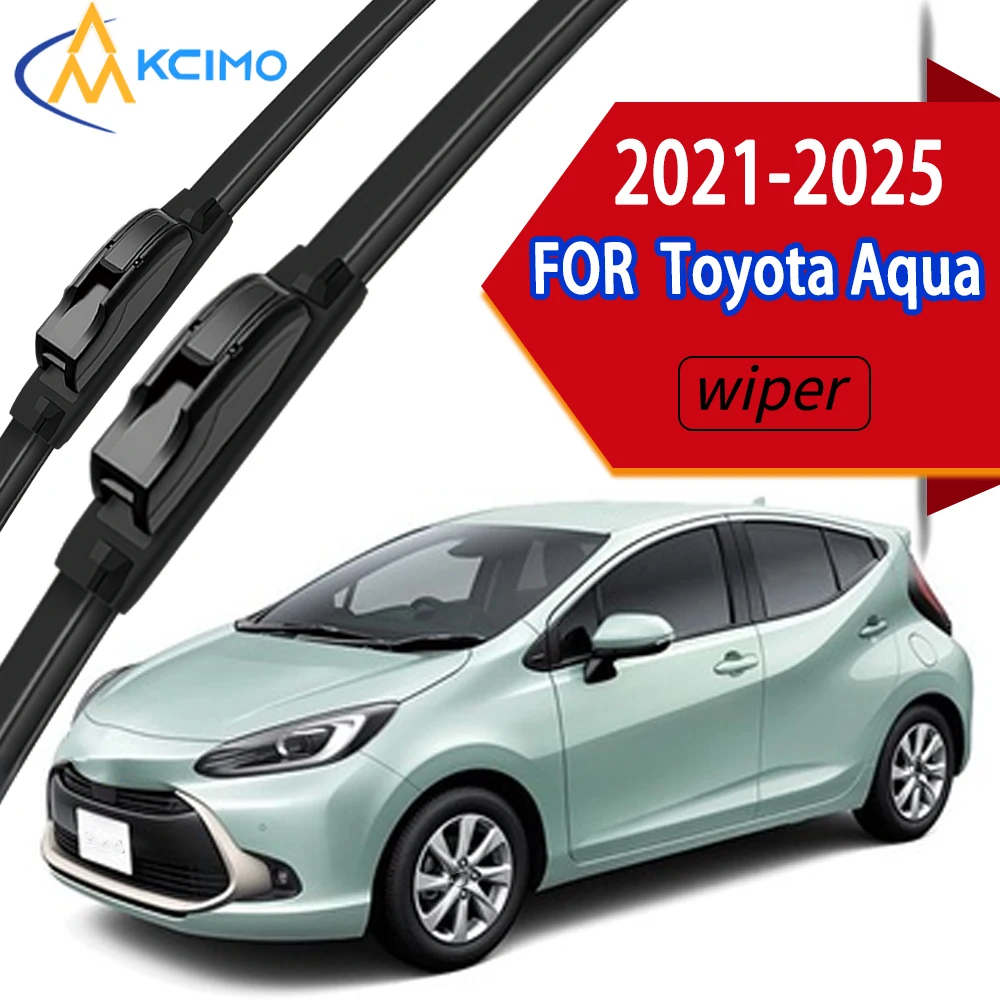 

Premium OEM Replacement Front Windscreen Wiper Blades with Flexible Durable Rubber for Toyota Aqua 2021-2025.