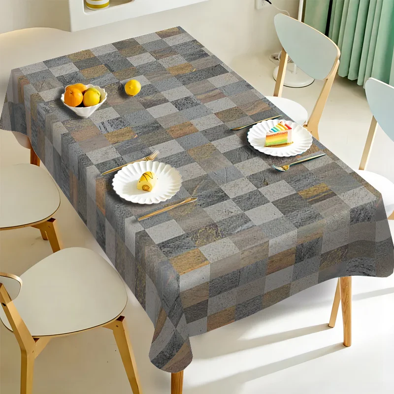 Enable JIT, 1PC. Trendy and fresh patterns, retro printed decorative tablecloth.zyc
