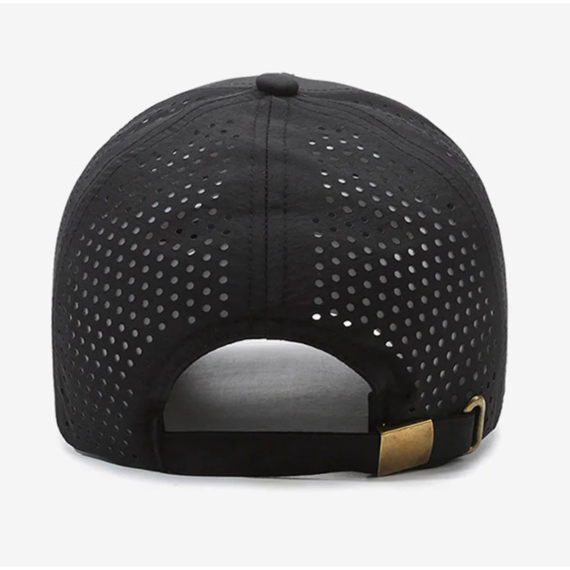 Großformatige Sommer-Baseballkappe für Herren, Outdoor-Baumwoll-Mesh-Kappe, Schnelltrocknende Snapback-Mütze XL, Unisex-Baseballkappe für Erwachsene – Detail 11