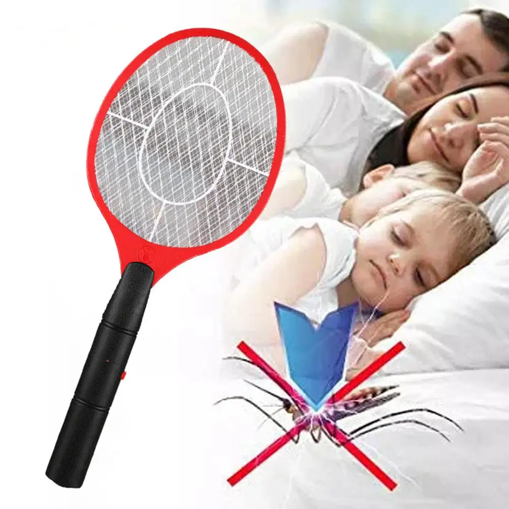 Batterij Power Muggen Killer Elektrische Zomer Lichtgewicht Insecten Killer Draagbare Swatter Racket Woonaccessoires Gereedschappen