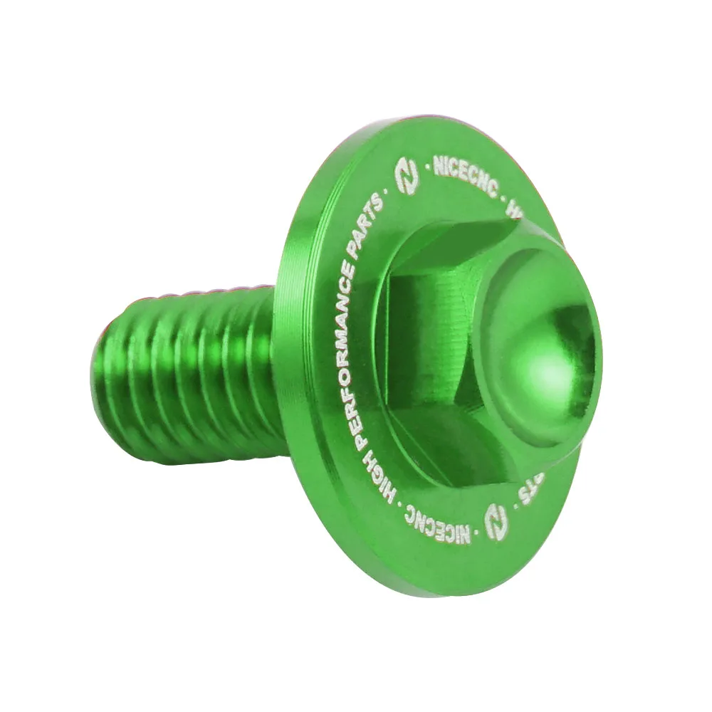 NICECNC دراجة نارية الجبهة شوكة الحرس الترباس المسمار لكاواساكي KX 80 85 125 250 250F 450F 450 KLX 300R 450R 150BF 250 KXF D- المقتفي