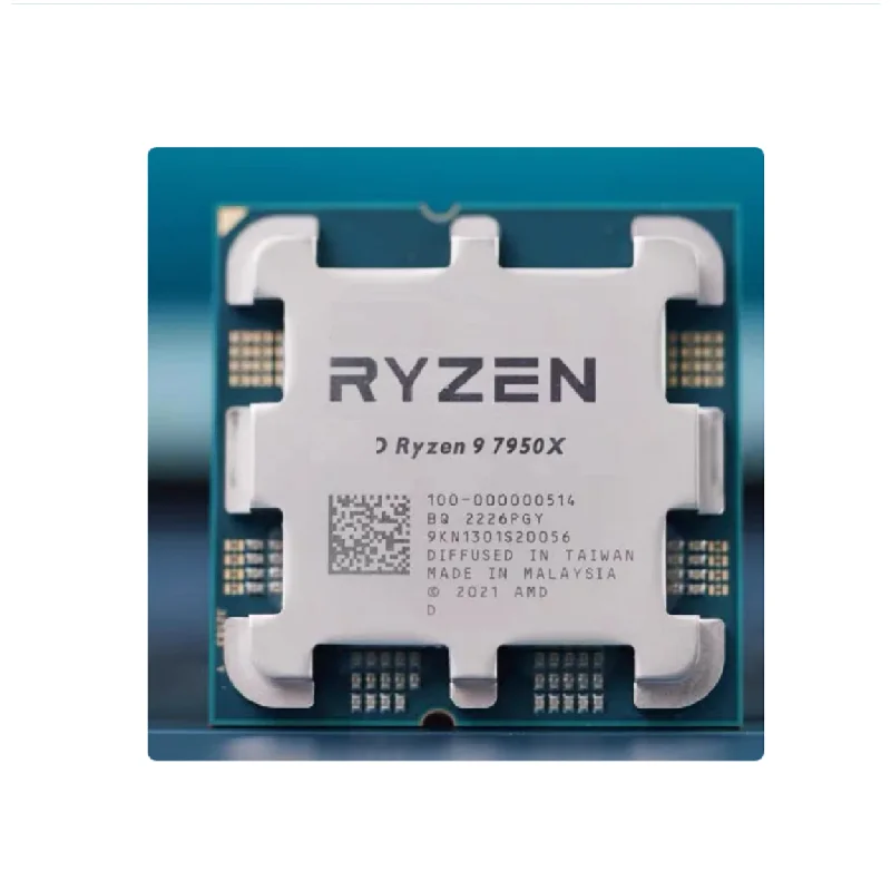 

1PCS/LOT Ryzen 9 7950X New R9 7950X 4.5 GHz 16-Core 32-Thread CPU Zen 4 Processor 5NM Radeon RDNA 2 L3=64M 100-000000514 Soc