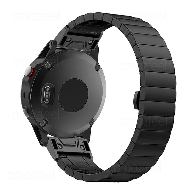 20 22 26mm cinturino in acciaio inossidabile per Garmin Fenix 7 7S 7X 6 6X Pro 5 5X Plus 3HR cinturino da polso cinturino in metallo QuickFit Correa