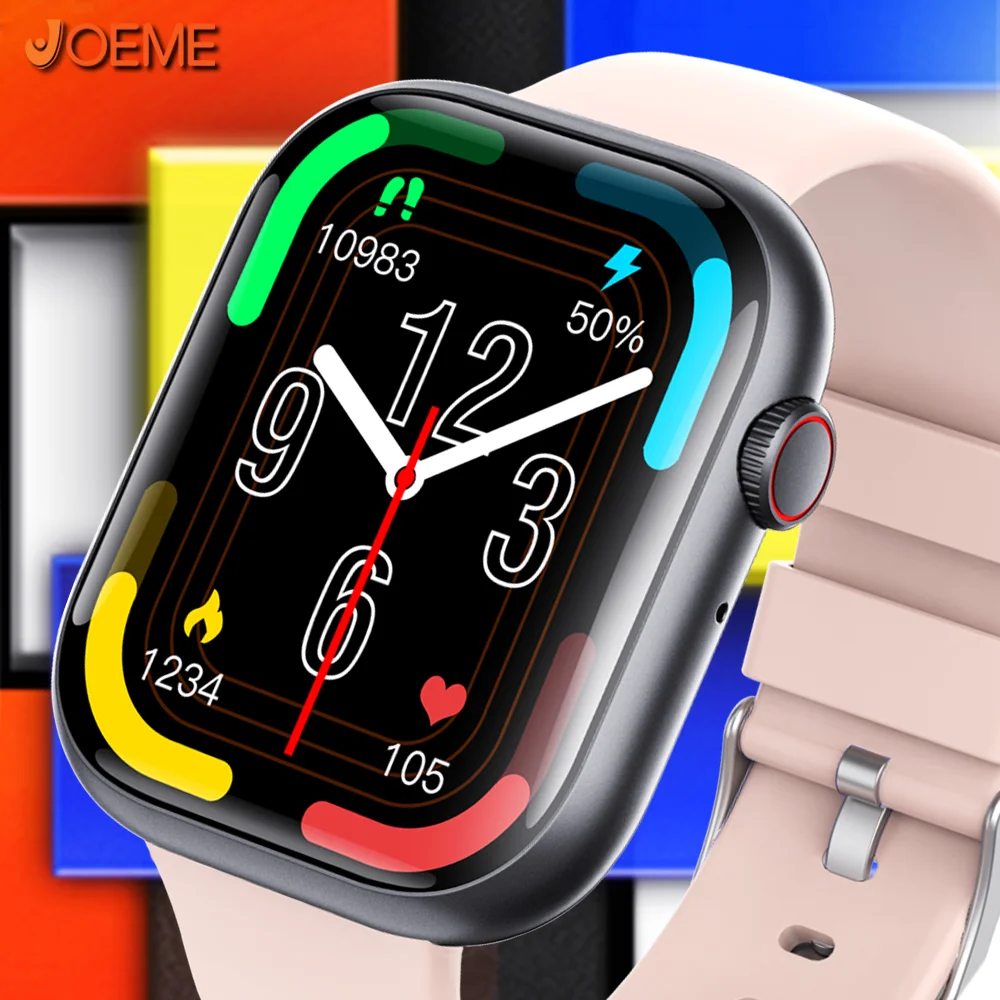 

Новинка 2024, умные часы JOEME с голосовым вызовом и Bluetooth для IOS, Android F70, умные часы с 24-часовым мониторингом здоровья, Прямая поставка