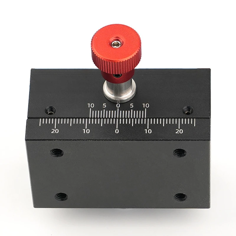 X Axis Dovetail Groove Fine Tuning Platform Guided Manual Shift Platform Gear Drive Knob Adjustment Slide