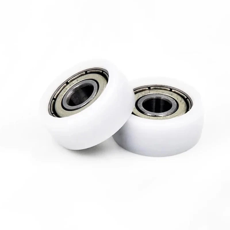 

POM Plastic Coated Bearing Pulley / Nylon Guide Wheel High Load-Bearing Wear-Resistant Roller for Sliding Door Industrial Track.