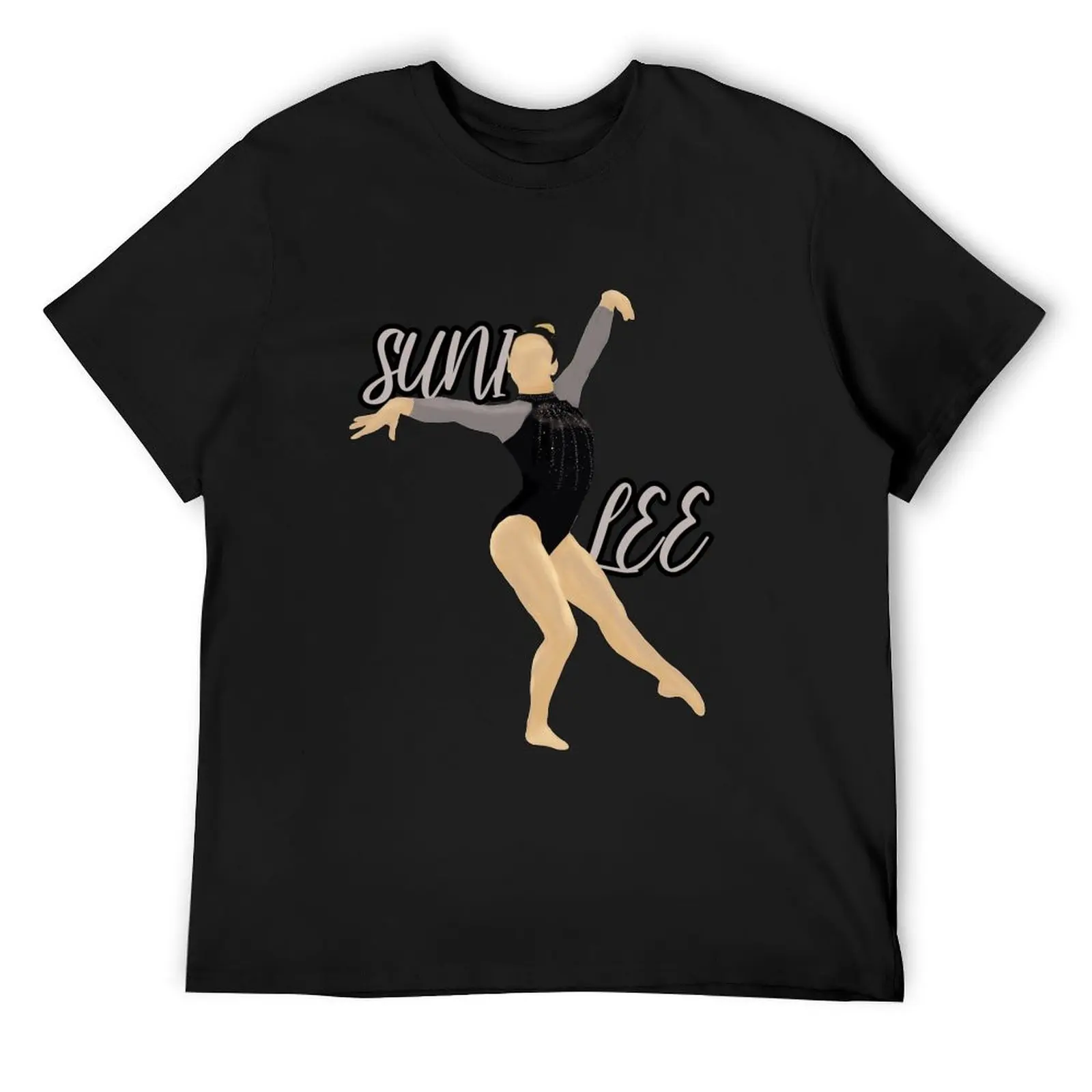 Suni Lee (Sunisa Lee) Gymnastics Art with Name T-Shirt custom t shirt heavyweights custom shirt fitted t shirts for men