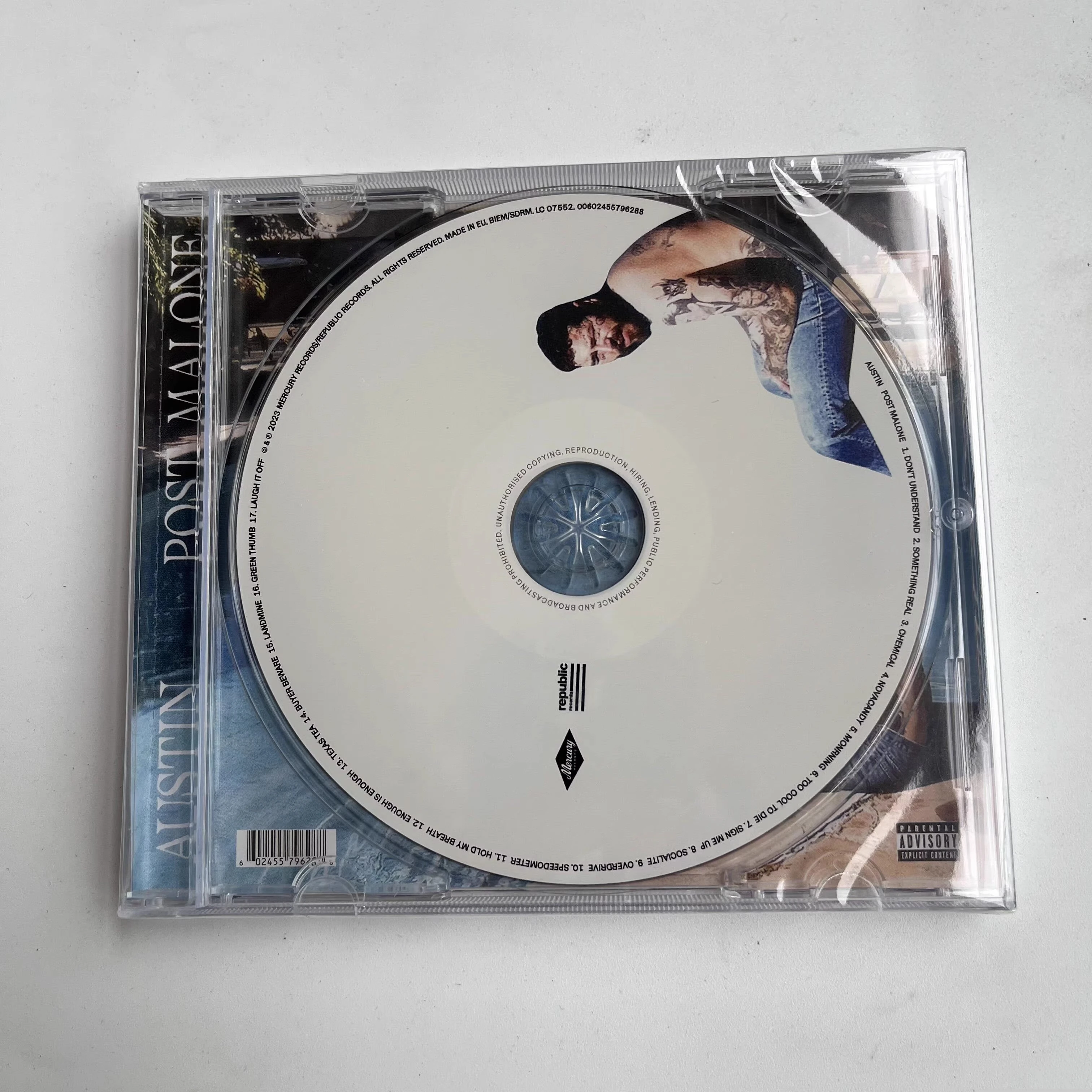 New Pop Post Malone Music CD Austin Album Something Real Music Record Cosplay Walkman Car Soundtracks Box Party Music Collection