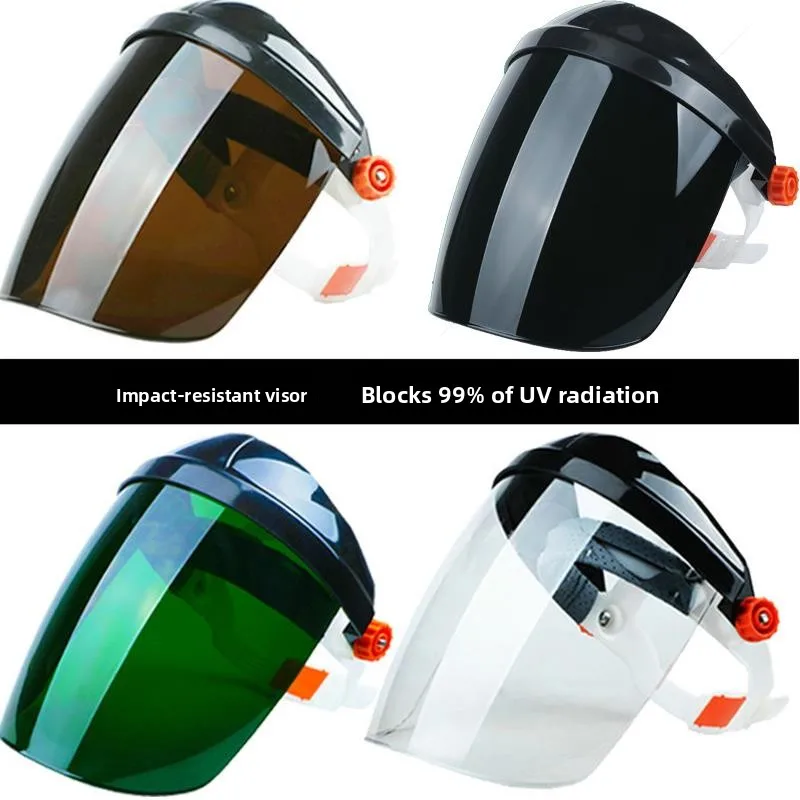 

Welding Helmet Protective Face ield Arc Welding Respirator Full Face Mask Goggles Gas Protection Headset for Home Use