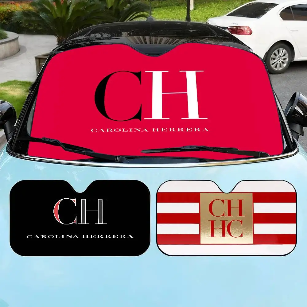 C-CarolinaS Fashion H-HerreraS Car Windshield Foldable Sun Shade Cover Block Reflector Portable Breathable Anti UV Protector