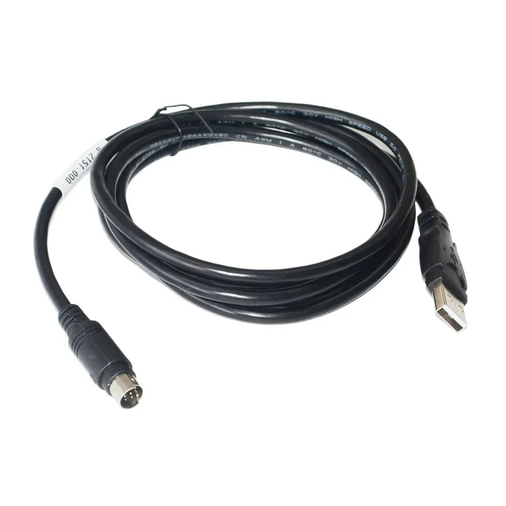 

USB A MINI DIN 8PIN MALE ADAPTER CABLE 6.2151.000 SERIAL COMMUNICATION WIRE COMPATIBLE WITH METROHM LAB TITRATOR PC CONNECTION