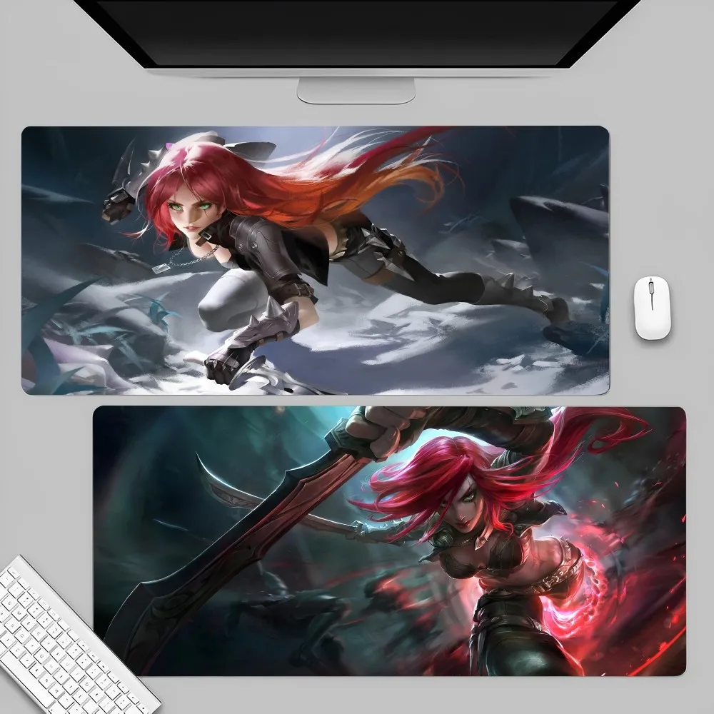 Katarina League Of Legends Mousepad Large Gaming Mouse Pad LockEdge Thickened Computer Keyboard Table Desk Mat