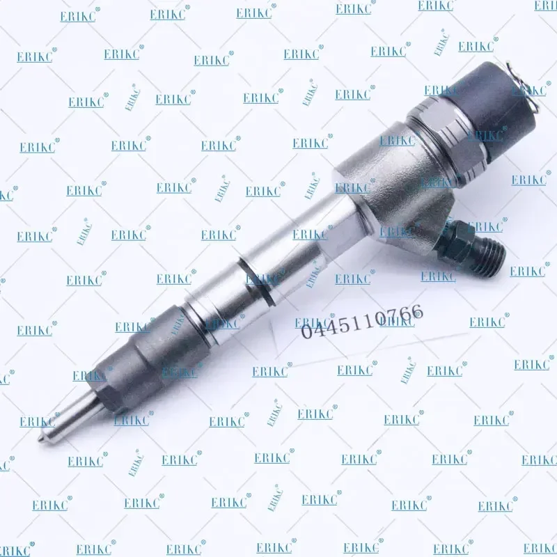 ERIKC 0445110766 Genuine Excavator Injector 0 445 110 766 Fuel Injection Type Diesel Oil Injectors 0445 110 766 Spray Nozzle