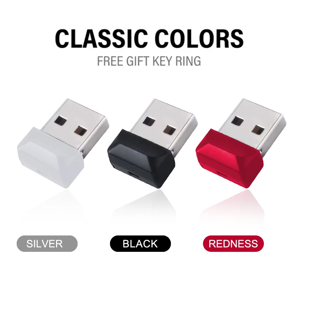 50PCS Super Slim mini USB Flash drive pen 4GB 8GB 32GB 64GB black color micro Memory sticks USB 2.0 thumb drive pendrive