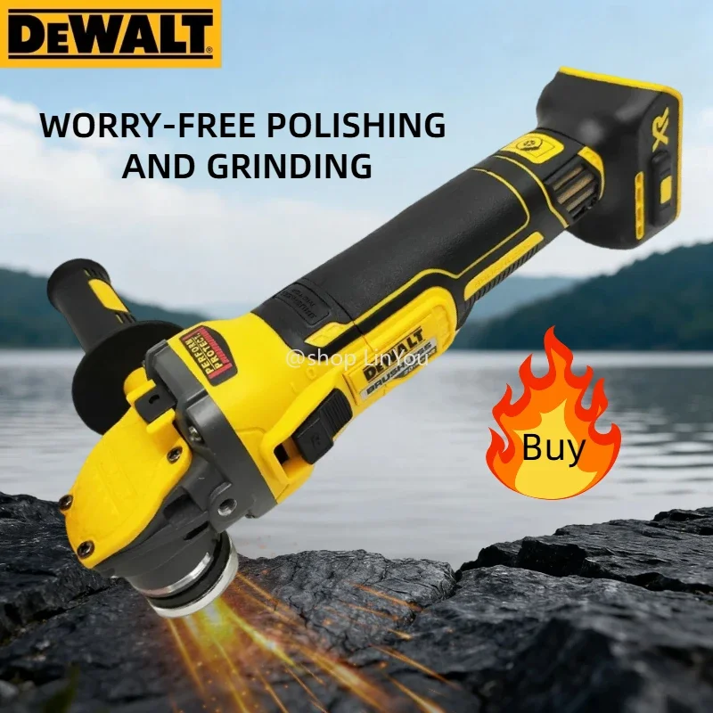 ديوالت زاوية طاحونة DCG409 20 فولت اللاسلكي فرش أداة السلطة آلة قطع 125 مللي متر قابلة للشحن المحمولة الملمع #5