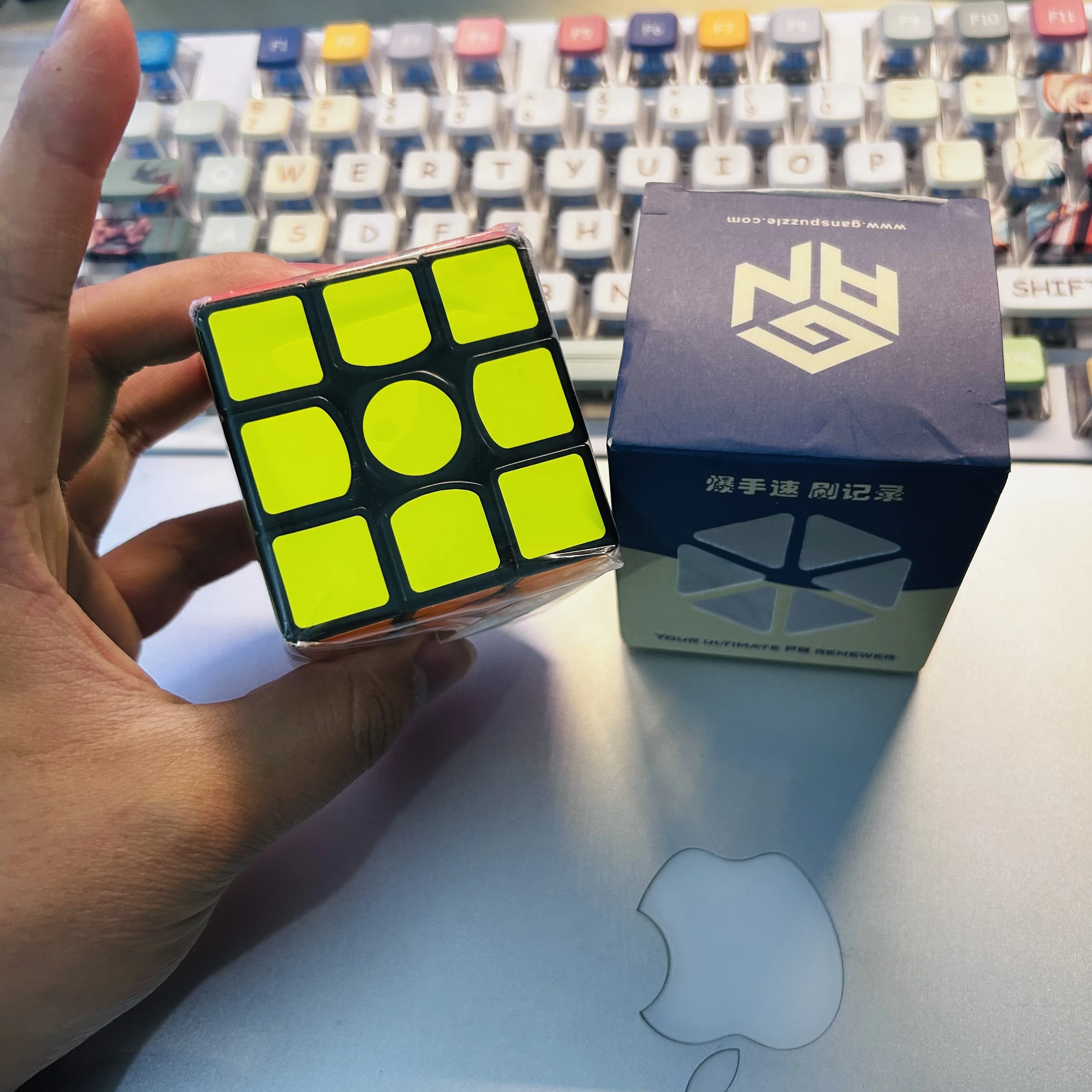 Gan357 Noir Rose 3x3 Cube Gan 3x3x3 Cube Magique