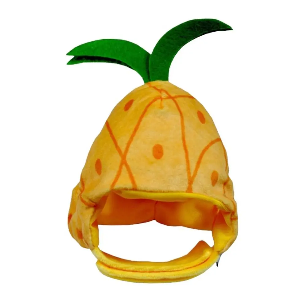 

Funny Watermelon Cat Hat Orange Shape Soft Cat Headwear Avocado Comfortable Dog Cosplay Hat Birthday Party
