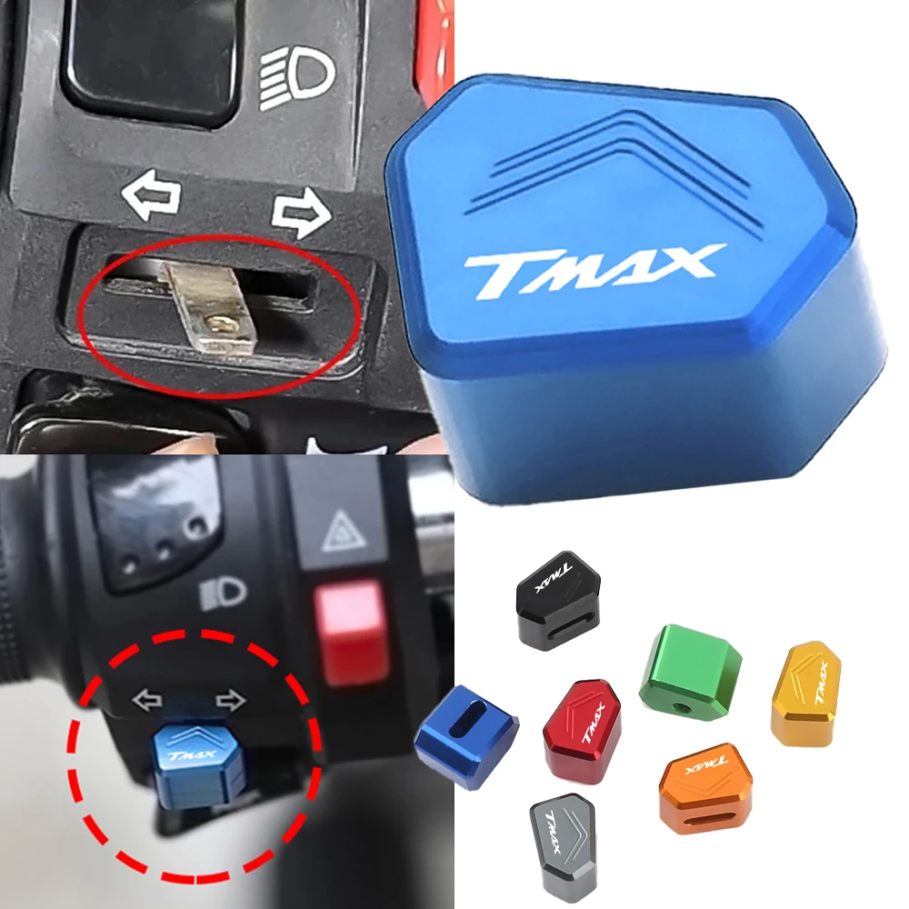 For Yamaha TMax530 SX DX TECH MAX TMAX T-Max 560 530 500 TMAX 2025 New Motorcycle Switch Button Turn Signal Key Cap Accessories