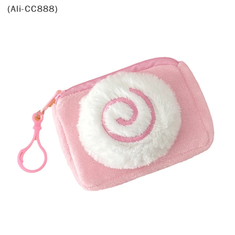 [CC88] لطيف كامابوكو الكرتون فتاة القلب محفظة نسائية للعملات المعدنية أفخم سماعة حقيبة عملة المنظم الحقيبة حقيبة الظهر السحر