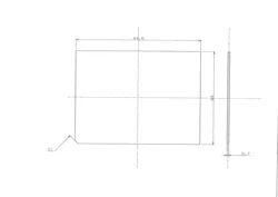 Vetro trasparente trasparente a spettro completo 200nm-1200nm rettangolo 44.5mm * 33mm Thick-0.65MM per la fotografia di astronomia della fotocamera DSLR