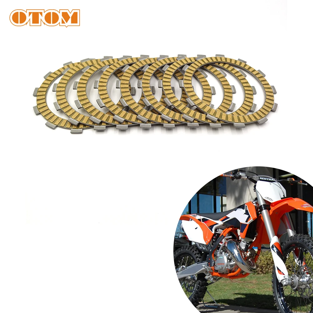 

OTOM Motorcycle Clutch Friction Disc Plates Kit 77032011000 For KTM EXC SX MXC HUSQVARNA TC TE HUSABERG FE 125 150 200 250 144