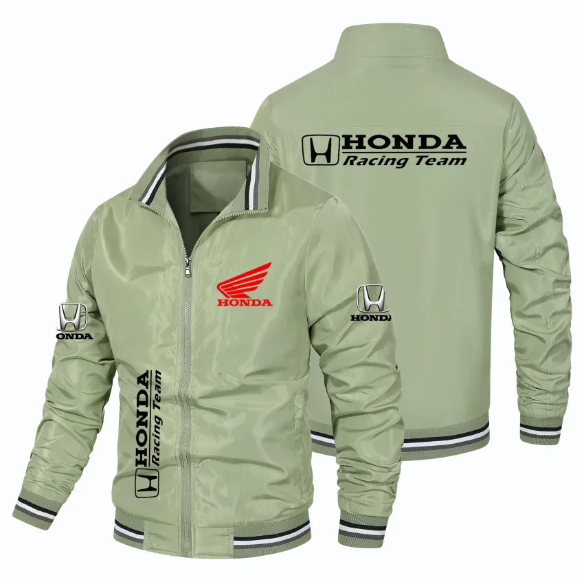 

Honda Men's Hooded Zipper Jacket, Printed With 3D Technology, Suitable For Outdoor Sports Cycling