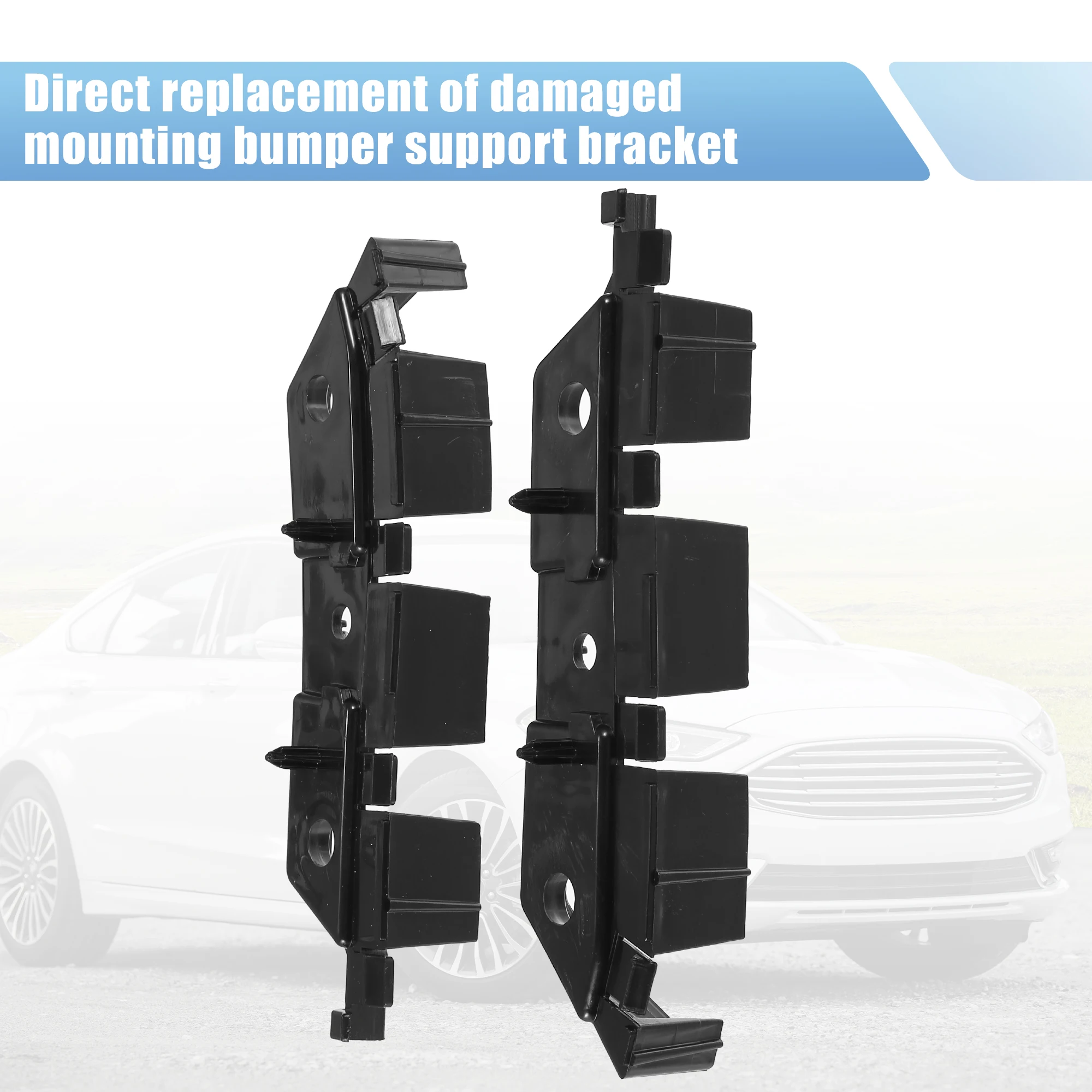 X Autohaux-Soporte de parachoques delantero, para Ford Fusion 2013, 2014, 2015, 2016, DS7Z-17C947-B, 1 par