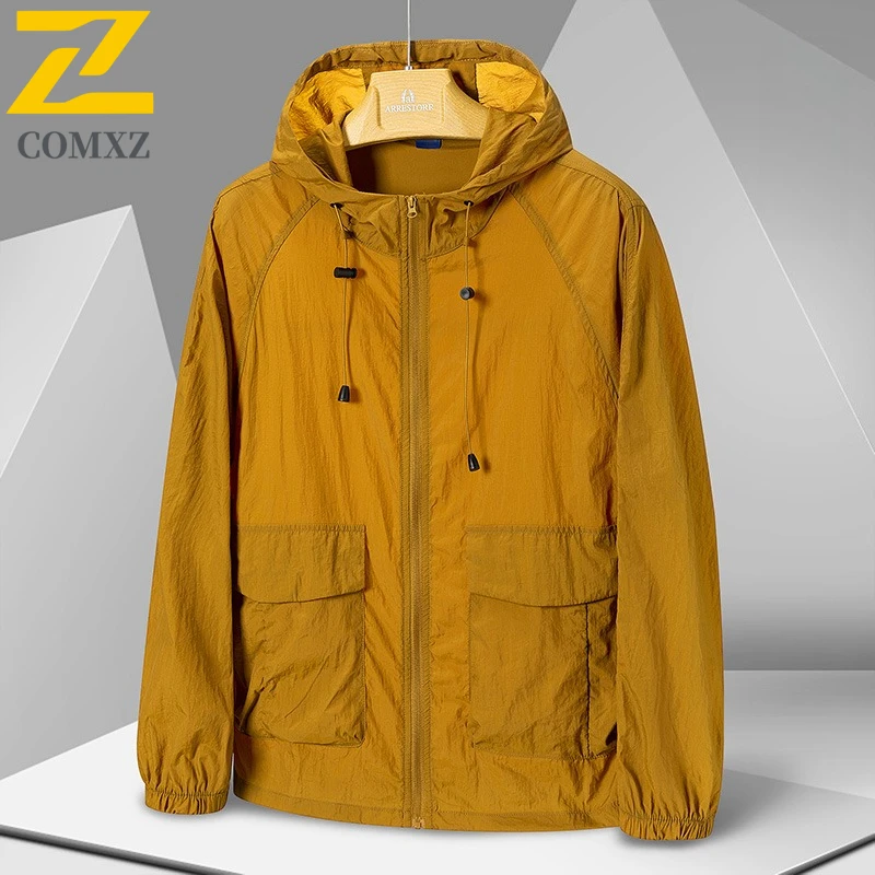 

Men's UV Protection Hoodie Jacket All-Terrain UPF50+ Ice Silk Quick-Dry Fishing with Cooling Tech for Extreme Outdoor Sports2025
