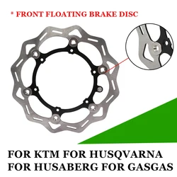 For KTM XC XCF XCW SX SXF EXC 300 EXCF TPI For Husqvarna FE TE FC TC TX FX For GasGas 260MM Front Floating Brake Disc Rotor Set